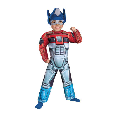Boys Rescue Bots Optimus Prime Musckle Transformers Costume
