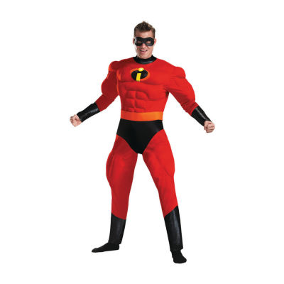 Mens Mr. Incredible Deluxe Muscle The Incredibles Costume Set
