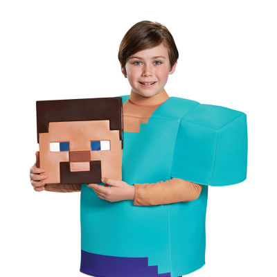 Little & Big  Boys Steve Classic Minecraft Costume