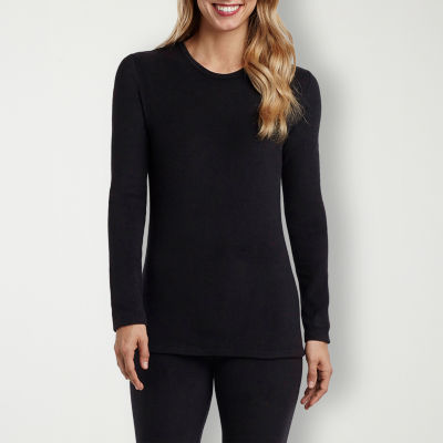 Cuddl duds shop crew neck top