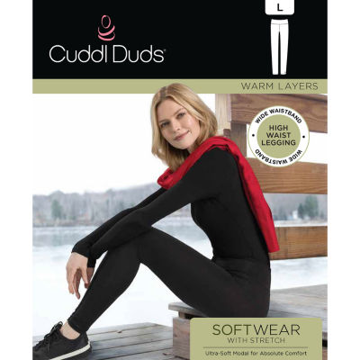 Cuddl Duds Women's Softwear Legging with Stretch for Everyday Comfort