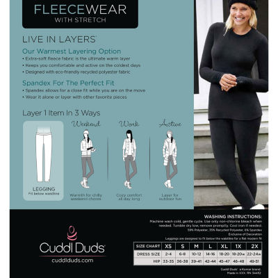 Fleecewear With Stretch Legging TALL - Cuddl Duds