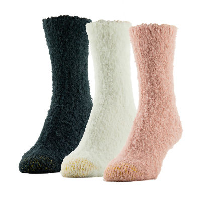 Gold Toe Fluffies 3 Pair Crew Socks Mens - JCPenney