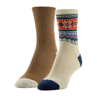 Gold Toe Links Midi 2 Pair Crew Socks Womens, Color Cream JCPenney