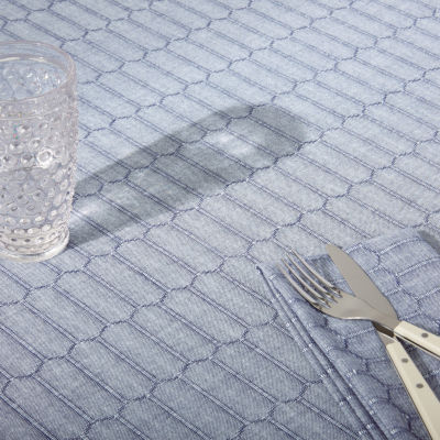 Martha Stewart Honeycomb Modern Farmhouse Tablecloth