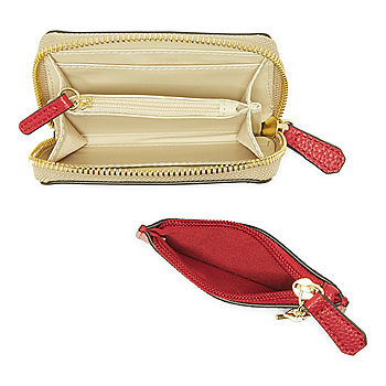 Liz Claiborne Boxed Gift Set 2-pc. Wallet | Beige | One Size | Wallets + Small Accessories Wallets