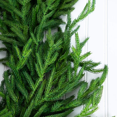Nearly Natural 8ft Real Touch Wreath