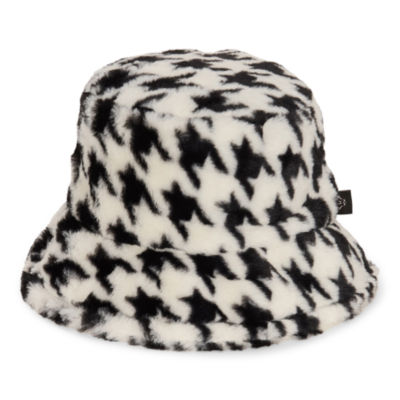 Nanette Lepore Fur Womens Bucket Hat