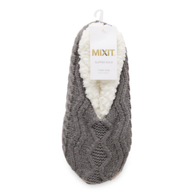 Mixit Cozy Womens 1 Pair Slipper Socks