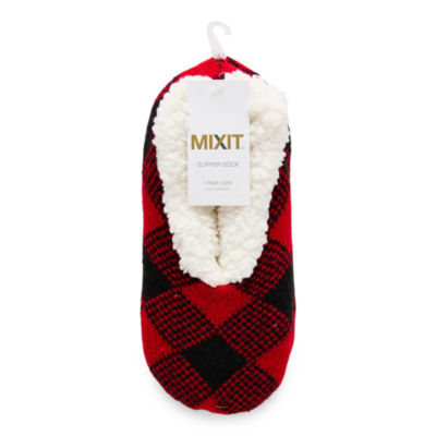 Mixit Cozy Womens 1 Pair Slipper Socks