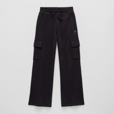 Xersion Big Kid Boys Mid Rise Straight Active Fleece Cargo Pant
