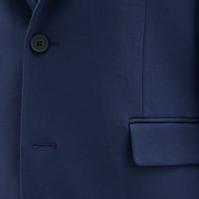 J. Ferrar Mens Knit Stretch Fabric Slim Fit Sport Coat