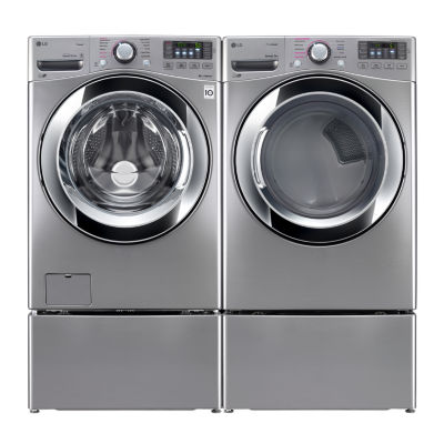 LG ENERGY STAR® 4.5 cu. ft. Ultra-Large Capacity Front-Load Washer with Steam