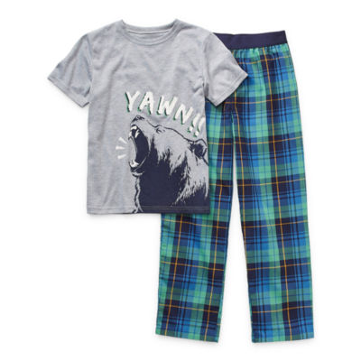 Arizona Little & Big Boys 2-pc. Pant Pajama Set