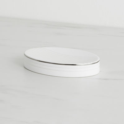 Fieldcrest Ceramic Soap Dish, Color White JCPenney