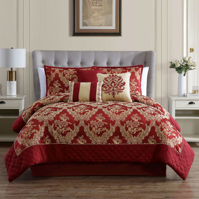 Riverbrook Home Bellagio 7pc. Jacquard Midweight Comforter Set 83261