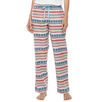 Striped flannel pajama pants - Woman