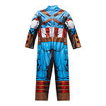 Disney Collection Captain America Roleplay Boys Costume