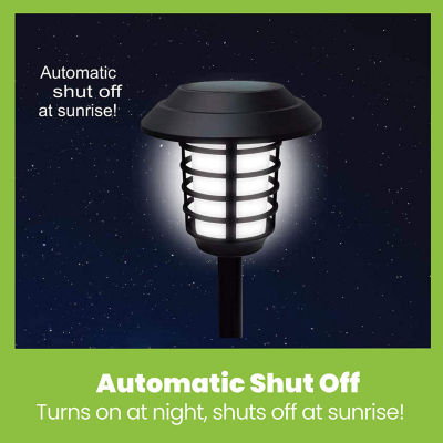 Bell + Howell Solar Powered Pathway  and Garden Lights with 2 Lighting Modes and Remote Control - Set of 4