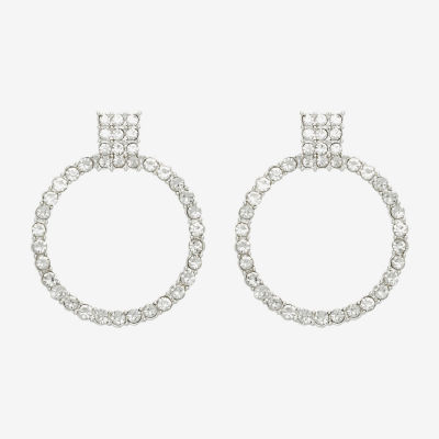 Mixit Hypoallergenic Silver Tone Drop Earrings