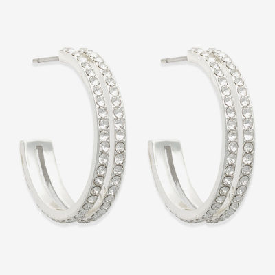Mixit Womens 24mm Hoop Earrings