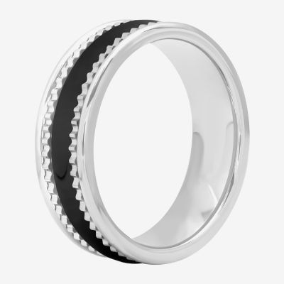  Tungsten Wedding Band, Mens 7mm