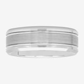 6MM 14K Gold Tungsten Wedding Band