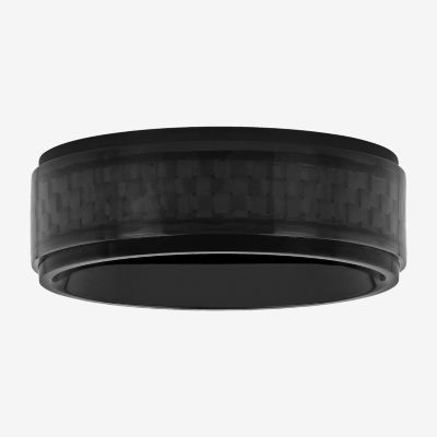 Mens 8MM Titanium Wedding Band