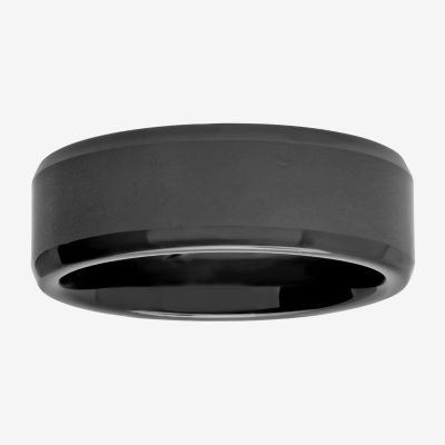 Mens 8MM Tungsten Wedding Band