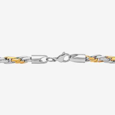 Stainless Steel Inch Solid Link Chain Necklace