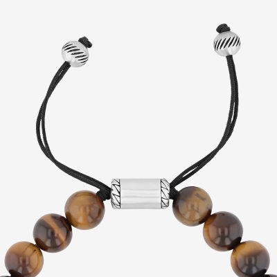 Genuine Tiger's Eye Beaded Bracelet