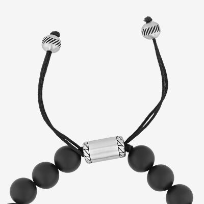 Genuine Black Onyx Beaded Bracelet