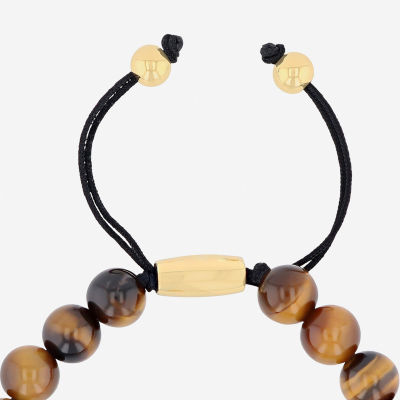 Genuine Tiger's Eye Beaded Bracelet