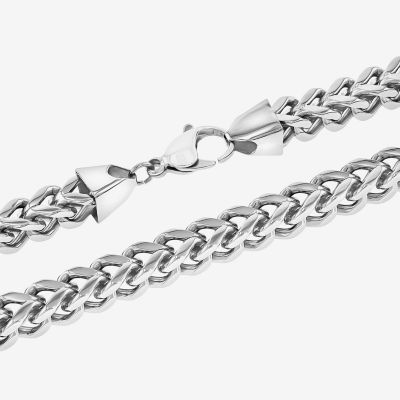 Mens Stainless Steel 24 Inch Link Chain Necklace