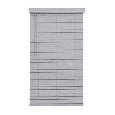 Distressed 2 1/2" Cut-to-Width Cordless Faux Wood Blinds