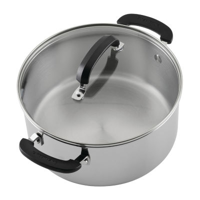 Farberware Brilliance Stainless Steel 5-qt. Dutch Oven