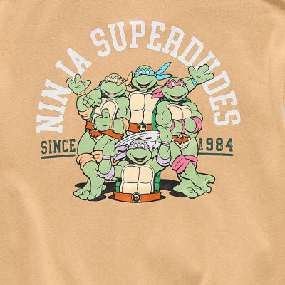 Little & Big Boys Fleece Teenage Mutant Ninja Turtles Lightweight Varsity Jacket