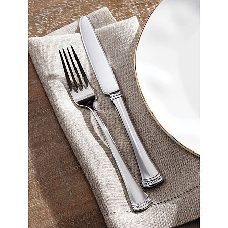 Lenox Portola 65-pc. 18/10 Stainless Steel Flatware Set, One Size, Silver