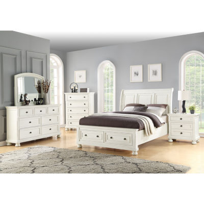 Avalon Furniture Wright 5 Drawer Chest in Oyster White