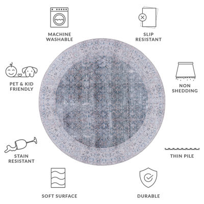 Safavieh Tucson Mary 6'X6' Indoor Round Area Rug