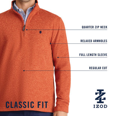 IZOD Thermasoft Sweater Mens Long Sleeve Quarter-Zip Pullover