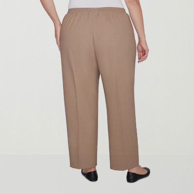 Alfred Dunner Emerald Isle Womens Straight Pull-On Pants