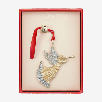 Monet Jewelry Gold & Silver Tone Christmas Ornament