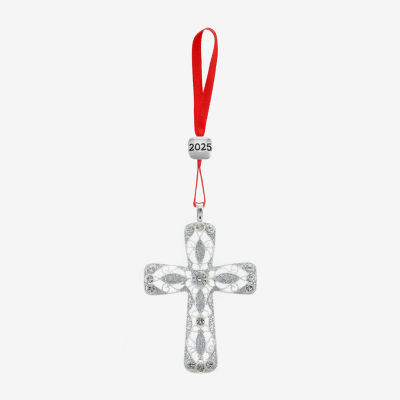 Monet Jewelry Silver Tone Christmas Ornament