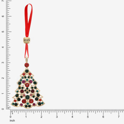 Monet Jewelry Gold Tone Christmas Tree Christmas Ornament