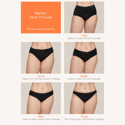 Warners® No Pinching, No Problems® Dig-Free Comfort Waist Smooth and Seamless Hi-Cut RT5501P