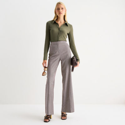 Worthington Womens Flare Trouser