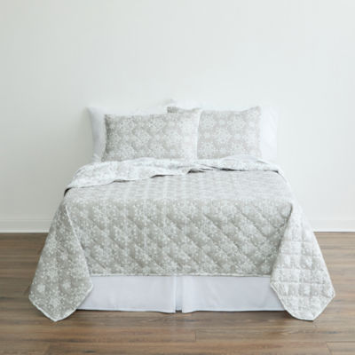 Brooklyn Loom Let It Snow 3-pc. Reversible Quilt Set