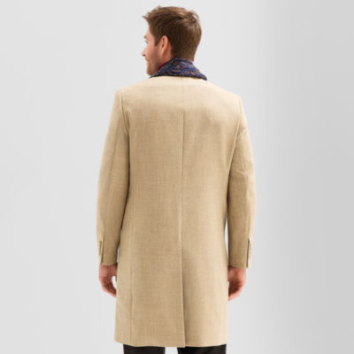 Stafford Wool Blend With Scarf Mens Topcoat Coat