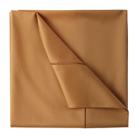 Wrinkle Guard 400TC Cotton Sheet Set, One Size, Brown